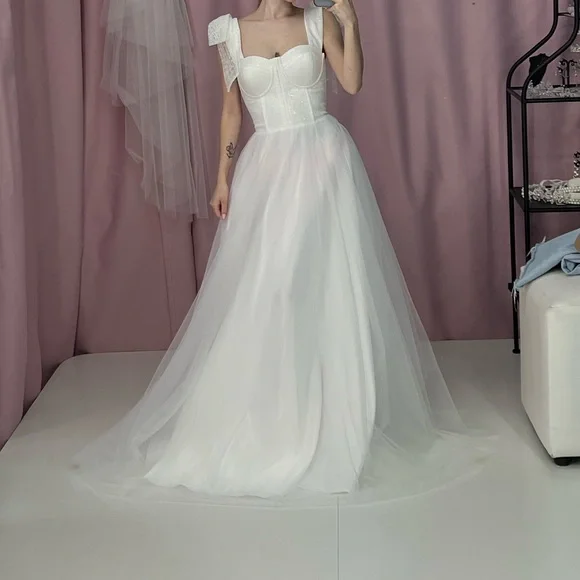 chiffon boho chic dresses Boho Style Chiffon One Shoulder Split Wedding Dress With Cape